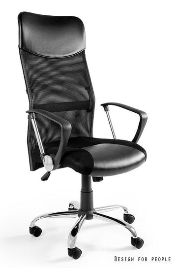 Fotel biurowy UNIQUE Viper, czarny, 128x62x50 cm Unique