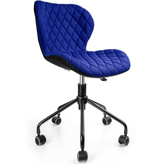 Fotel biurowy VECOTTI Moderna, niebiesko-czarny, 81x54 cm Vecotti