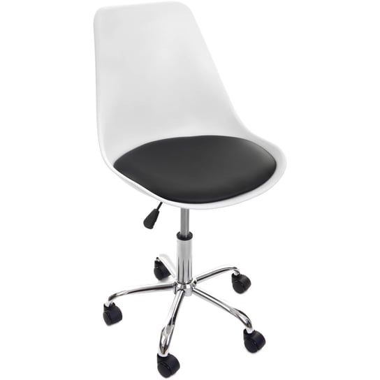 Fotel biurowy VECOTTI Senso, czarno-biały, 94,5x51x51 cm Vecotti