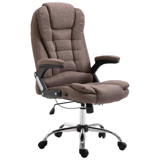 Fotel biurowy vidaXL, brązowy, 119x64x68 cm vidaXL