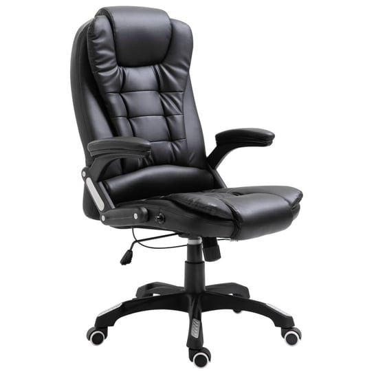 Fotel biurowy vidaXL, czarny, 119x64x68 cm vidaXL