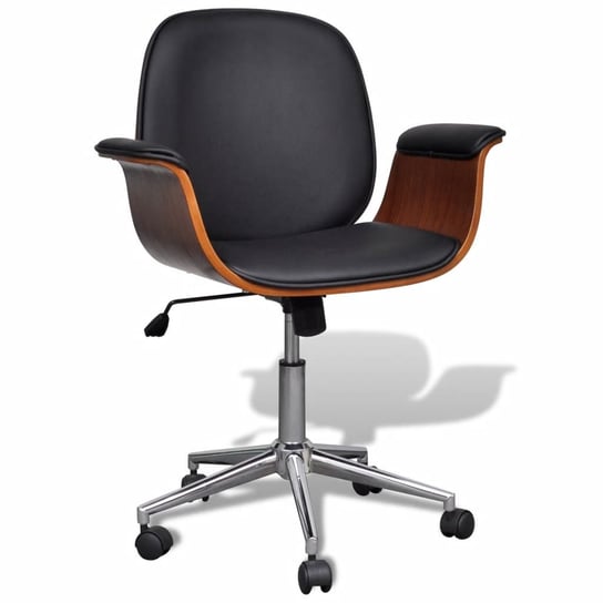 Fotel biurowy vidaXL, czarny, 69,5x61x98 cm vidaXL