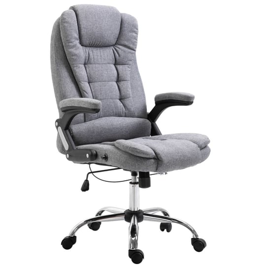 Fotel biurowy vidaXL, szary, 119x64x68 cm vidaXL