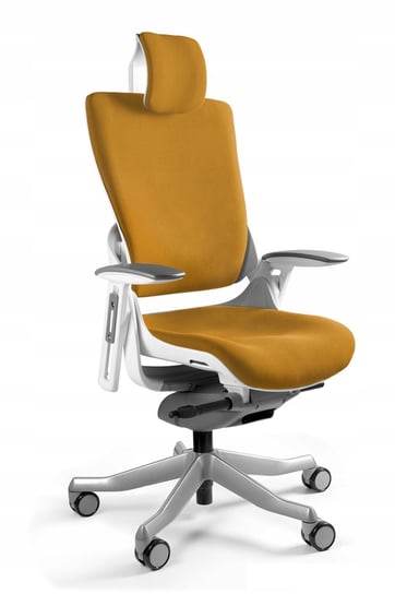 Fotel biurowy Wau 2 ergonomia design biały honey Unique
