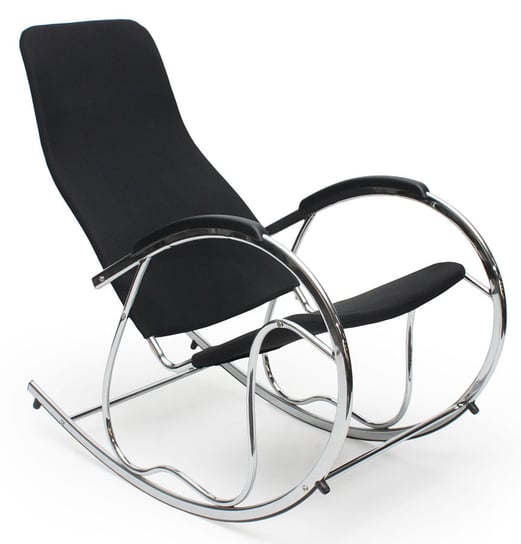 Fotel bujany PROFEOS Belix, czarny, 97x55x99 cm Profeos