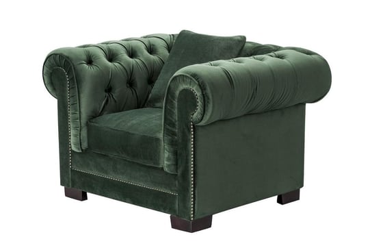 Fotel Chesterfield Classic, zielony, 118x96x36 cm Dekoria