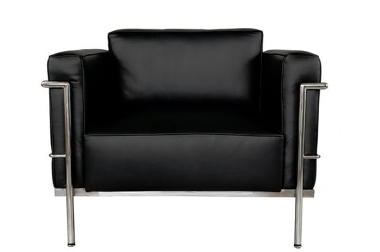 Fotel D2.DESIGN Soft GC, czarny, 76x76x104 cm D2.DESIGN
