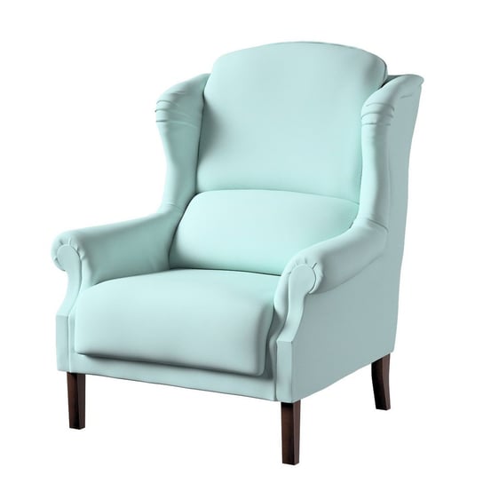 Fotel DEKORIA Cotton Panama, pastelowy błękit, 85x74x107 cm Dekoria