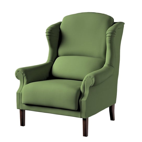 Fotel DEKORIA Cotton Panama, zielony, 85x74x107 cm Dekoria