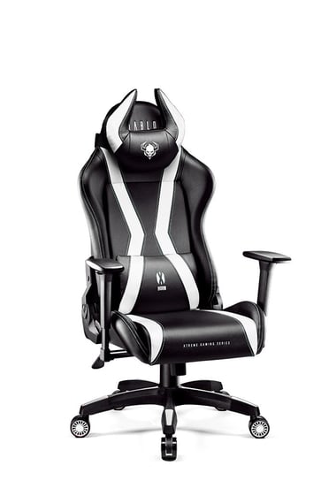 Fotel dla dzieci Diablo X-Horn 2.0 czarno-biały Diablo Chairs