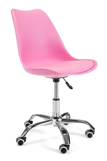 Fotel do biurka obrotowy FD005 fotel dziecięcy - Różowy FABRYKA MEBLI AKORD