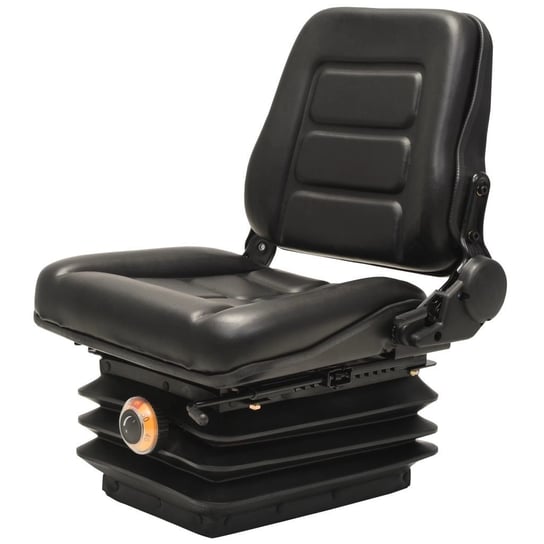 Fotel do wózka widłowego vidaXL, czarny, 48x48x68 cm vidaXL