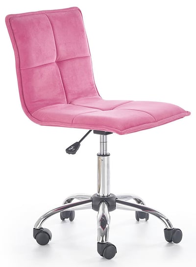 Fotel ELIOR Lafix, różowo-srebrny, 46x52x89 cm Elior