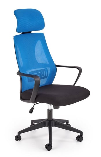 Fotel ELIOR Mercury, czarno-niebieski, 60x64x122 cm Elior