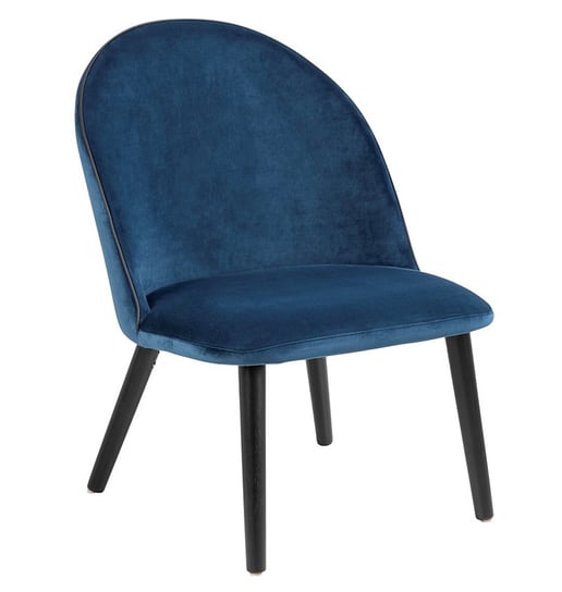 Fotel ELIOR Milmo, niebieski, 60x70x81 cm Elior