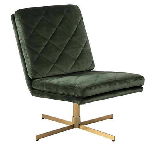 Fotel ELIOR Ricco, ciemnozielony, 60x79x87 cm Elior