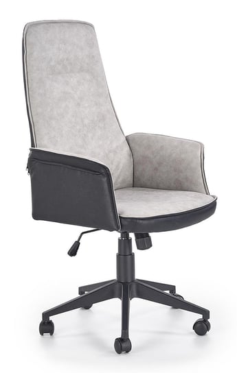 Fotel ELIOR Rimbo, czarno-popielaty, 66x62x120 cm Elior