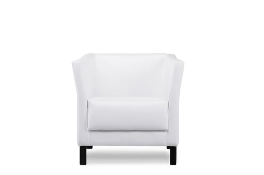 Fotel ESPECTO biały, 74x71x67, ekoskóra Konsimo