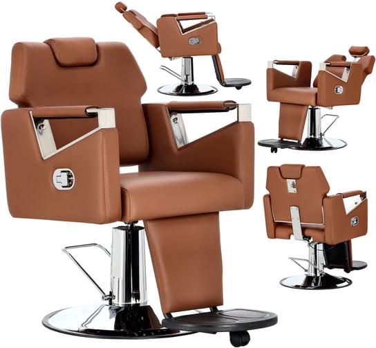 Fotel fryzjerski barberski hydrauliczny do salonu fryzjerskiego Ares BarberKing
