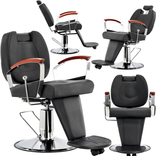 Fotel fryzjerski barberski hydrauliczny do salonu fryzjerskiego barber shop Arron Barberking w 24H ENZO
