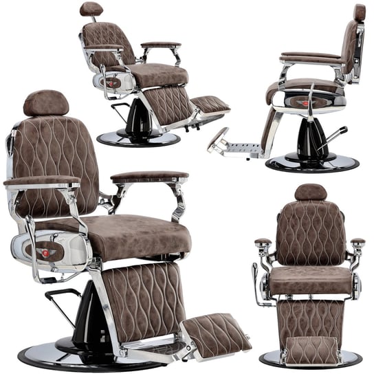 Fotel fryzjerski barberski hydrauliczny do salonu fryzjerskiego barber shop Barberking w 24H ENZO