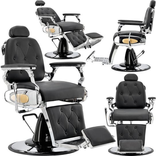 Fotel fryzjerski barberski hydrauliczny do salonu fryzjerskiego barber shop Cassus Barberking w 24H ENZO