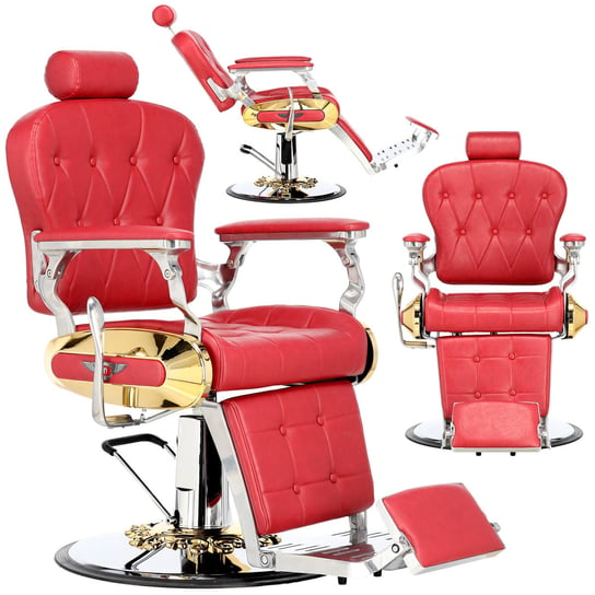 Fotel fryzjerski barberski hydrauliczny do salonu fryzjerskiego barber shop Diodor Barberking ENZO