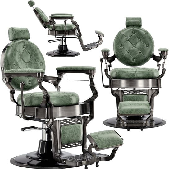 Fotel fryzjerski barberski hydrauliczny do salonu fryzjerskiego barber shop Francisco Barberking w 24H ENZO
