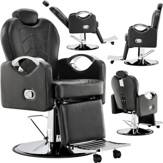 Fotel fryzjerski barberski hydrauliczny do salonu fryzjerskiego Besarion BarberKing