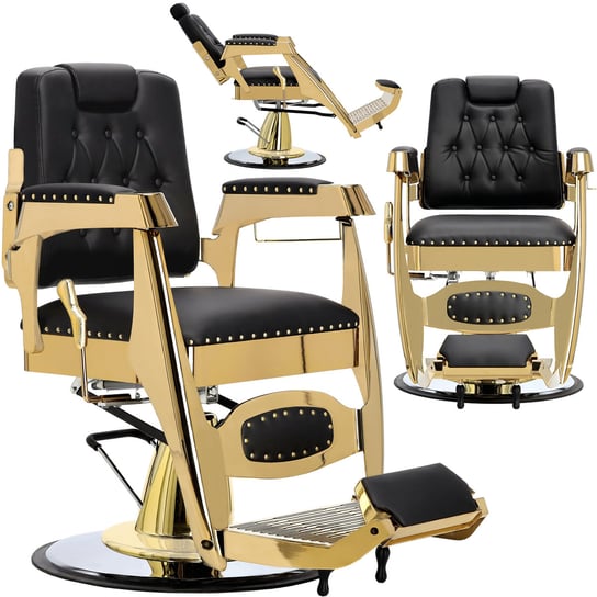 Fotel fryzjerski barberski hydrauliczny do salonu fryzjerskiego Cassus BarberKing