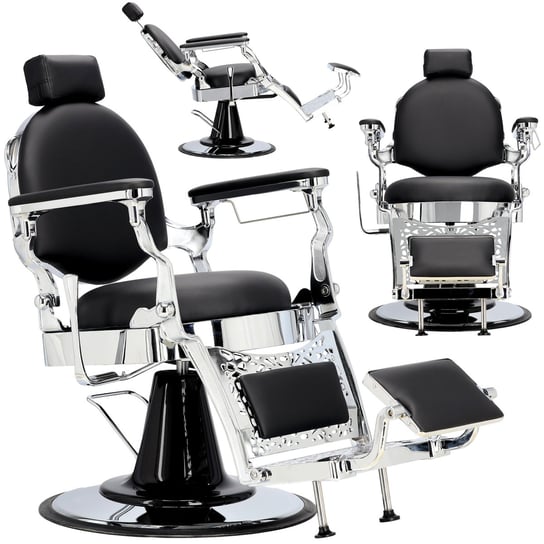 Fotel fryzjerski barberski hydrauliczny do salonu fryzjerskiego Logan BarberKing