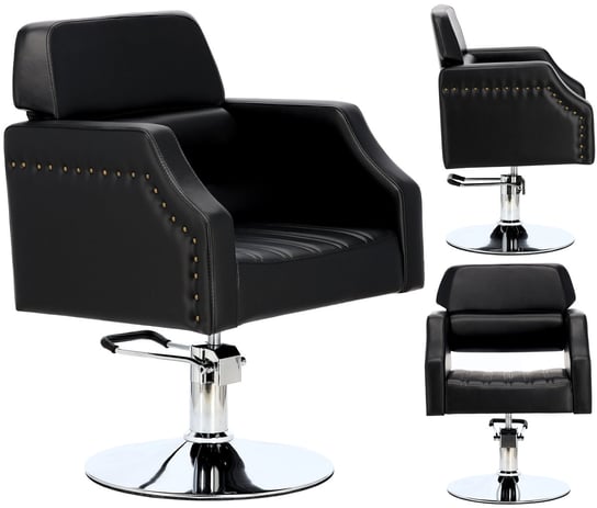 Fotel fryzjerski Dominic hydrauliczny obrotowy do salonu fryzjerskiego krzesło fryzjerskie ENZO