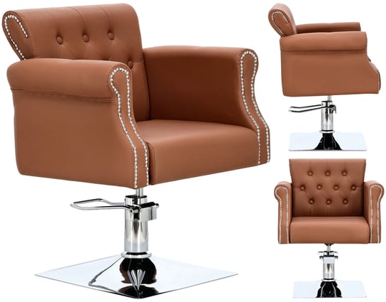 Fotel fryzjerski Kiva hydrauliczny obrotowy do salonu fryzjerskiego krzesło fryzjerskie ENZO