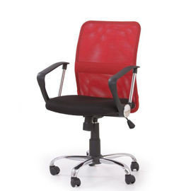 Fotel gabinetowy STYLE FURNITURE Bruno, czarno-czerwony, 102x58x56 cm Style Furniture