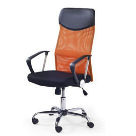 Fotel gabinetowy STYLE FURNITURE Victus, czarno-pomarańczowy, 120x53x51 cm Style Furniture