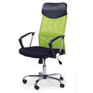 Fotel gabinetowy STYLE FURNITURE Victus, czarno-zielony, 120x53x51 cm Style Furniture