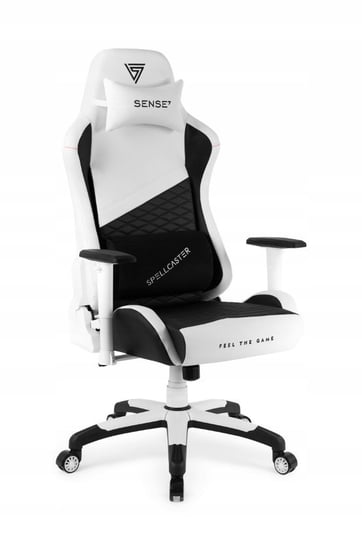 Fotel Gamingowy Biurowy Ekoskóra Obrotowy Regulowany Senshi XL Sense7 SENSE7