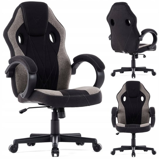 Fotel Gamingowy Biurowy Materiałowy Obrotowy Krzesło Biurowe - Prism Sense7 SENSE7