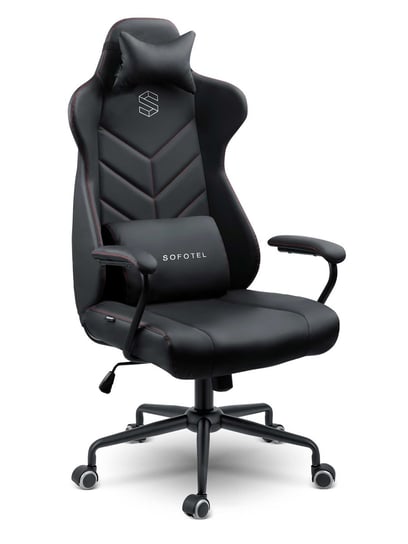 Fotel gamingowy biurowy obrotowy krzesło gracza  Sofotel Werona czarny SOFOTEL