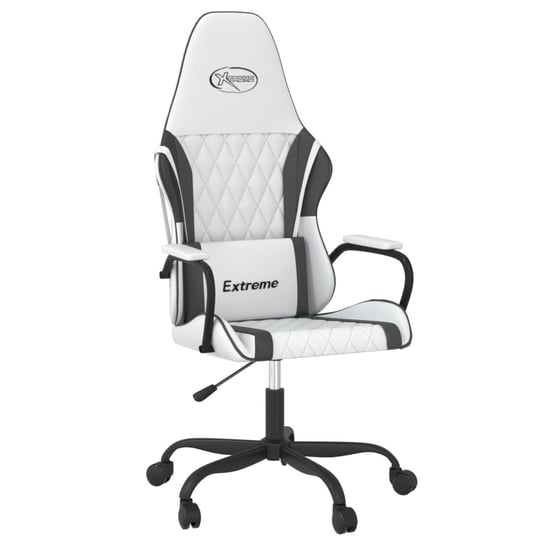 Fotel gamingowy ComfortPro biało-czarny, 54x61,5x( Inna marka