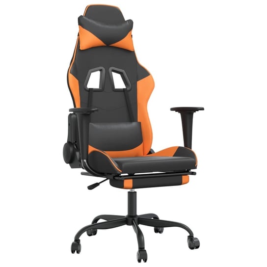Fotel gamingowy czarno-pomarańczowy 66x56x120,5-13 Inna marka