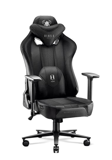 Fotel gamingowy DIABLO CHAIRS X-Player 2.0 Normal Size, czarny, 131x66x68 cm Diablo Chairs