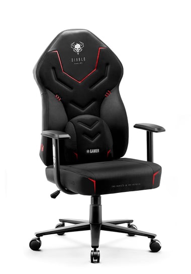 Fotel gamingowy DIABLO X-Gamer 2.0 Normal Size, czarny, 128x67x68 cm Diablo Chairs