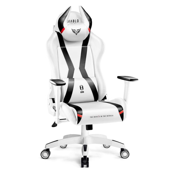 Fotel gamingowy Diablo X-Horn 2.0 biało-czarny King Size Diablo Chairs
