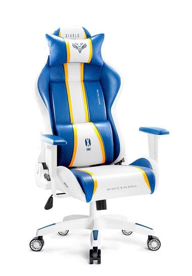 Fotel gamingowy Diablo X-One 2.0 Aqua Blue Normal Size Diablo Chairs