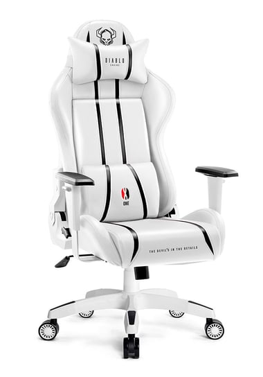 Fotel gamingowy Diablo X-One 2.0 biało-czarny King Size Diablo Chairs