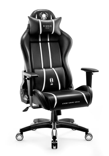 Fotel gamingowy Diablo X-One 2.0 czarno-biały King Size Diablo Chairs