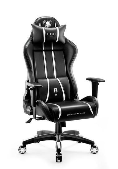 Fotel gamingowy Diablo X-One 2.0 Normal Size: Czarno-biały Diablo Chairs