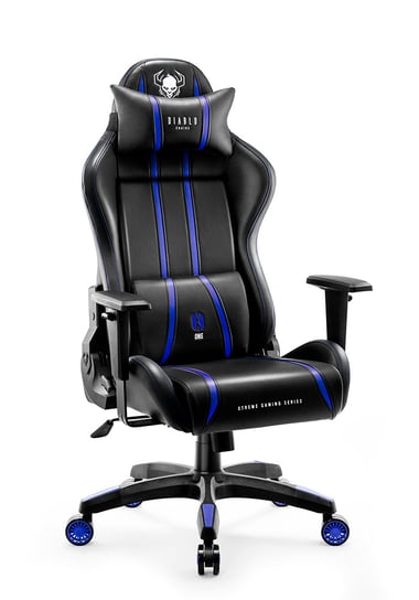 Fotel gamingowy Diablo X-One 2.0 Normal Size: Czarno-niebieski Diablo Chairs
