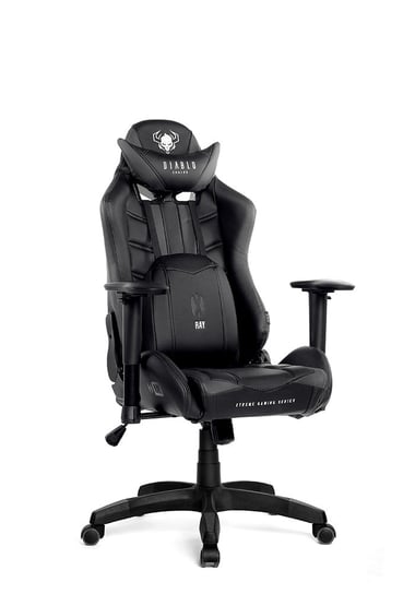 Fotel gamingowy DIABLO X-Ray Kids Size, czarno-szary, 114x63x63 cm Diablo Chairs